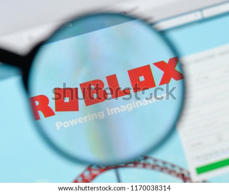 Milan Italy August 20 2018 Roblox Stock Photo Edit Now 1170038314 - milan italy august 20 2018 roblox website homepage roblox logo visible