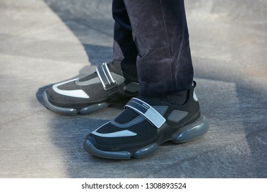 Black Prada Men Shoes Images, Stock 