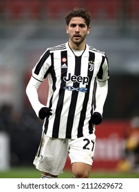 MILAN, ITALY - JANUARY 23, 2022:
Manuel Locatelli Looks On During The Serie A 2021-2022 MILAN V JUVENTUS At San Siro Stadium. 