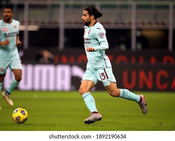 MILAN, ITALY - January 9, 2021: 
Ricardo Rodriguez In Action During The Serie A 2020-2021 MILAN V TORINO At San Siro Stadium. 