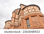 Milan, Italy - July 14, 2023: Exteriors of the Museo del Cenacolo Vinciano in Milan, home of Leonard DaVinci