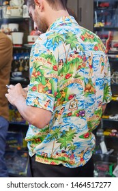 dsquared hawaiian shirt