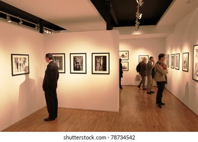 MILAN, ITALY - JUNE 16: People Look At Phil Stern Photography Collection At Forma Photography Foundation June 16, 2010 In Milan, Italy.