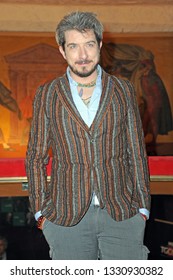 Milan , Italy March 6,2019 - Paolo Ruffini Italian Actor Posed During A Pubblic Event