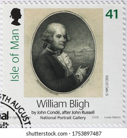 Milan, Italy - May 20, 2020: Portrait Of William Bligh On British Postage Stamp