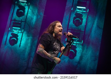 Milan, Italy - May 7th 2022: Dream Theater Live At Mediolanum Forum