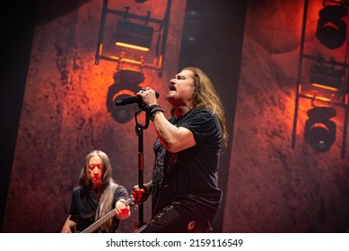 Milan, Italy - May 7th 2022: Dream Theater Live At Mediolanum Forum