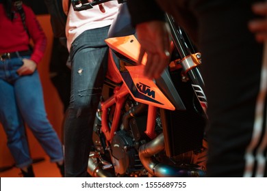 Milan Italy - November 2019: Eicma Ktm Duke 1290