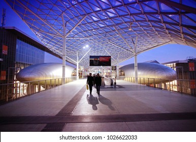 Milan, Italy - October 2015: Fiera Milano - Huge Trade Fair And Exhibition Center