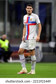 MILAN, ITALY - October 4, 2022: 
Andreas Christensen Looks On
During The UEFA Champions League 2022-2023 FC Internazionale V FC Barcelona At San Siro Stadium.
