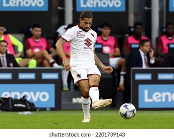 MILAN, ITALY - September 10, 2022: 
Ricardo Rodriguez In Action
During The Serie A 2022-2023 INTER V TORINO At San Siro Stadium. 