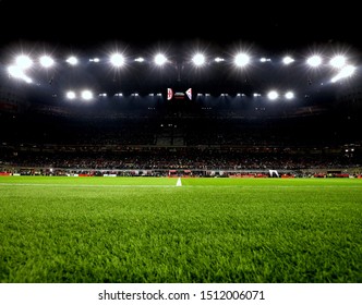 MILAN, ITALY - September 21, 2019: 
A General View Inside The Stadium Prior To The Serie A 2019/2020 MILAN V INTER At San Siro Stadium. 