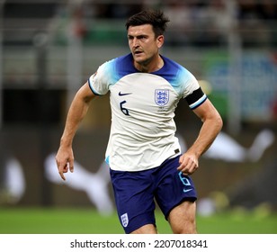 MILAN, ITALY - September 23, 2022: 
Harry Maguire In Action
During The UEFA Nations League ITALY V ENGLAND At San Siro Stadium. 