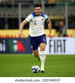 MILAN, ITALY - September 23, 2022: 
Harry Maguire In Action
During The UEFA Nations League ITALY V ENGLAND At San Siro Stadium. 