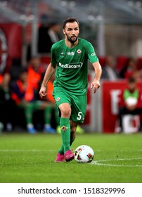 MILAN, ITALY - September 29, 2019: 
Milan Badelj In Action During The Serie A 2019/2020 MILAN V FIORENTINA At San Siro Stadium. 