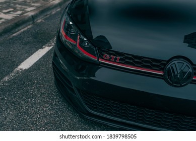 Milan/ Italy/ Winter 2020/ Volkswagen Golf GTI 7.5 Static Photos Test Drive, Modified Cars Test 