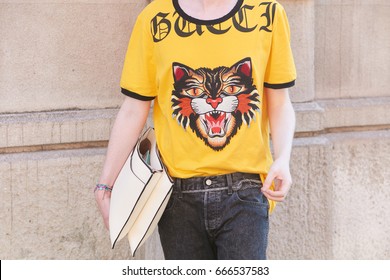 gucci yellow tiger shirt