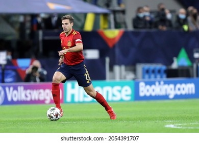 Milano, 6 October 2021. Cesar Azpilicueta Of Spain  During The Uefa Nations League Semi-final Match Between Italy And Spain .