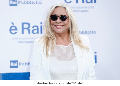 MILANO, ITALIA - JULY 9 : Mara Venier attends RAI's press conference of program schedules for the television season 2019/2020 on July 9, 2019 in Milan, Italy. 