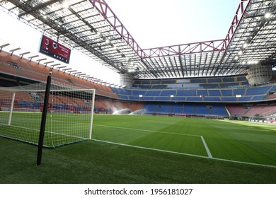 Milano, Italy. 03th April 2021 . General View  Of Giuseppe Meazza San Siro  During The Serie A Match Between Ac Milan And Uc Sampdoria.