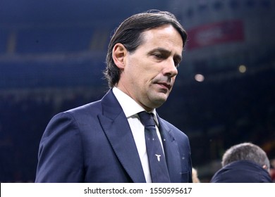 Milano, Italy. 03th November 2019. Italian Serie A. Ac Milan Vs Ss Lazio. Simone Inzaghi, Head Coach Of Ss Lazio .