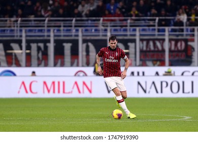 Milano, Italy. 03th November 2019. Italian Serie A. Ac Milan Vs Ss Lazio. Alessio Romagnoli   Of Ac Milan.