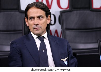 Milano, Italy. 03th November 2019. Italian Serie A. Ac Milan Vs Ss Lazio. Simone Inzaghi, Head Coach Of Ss Lazio,.