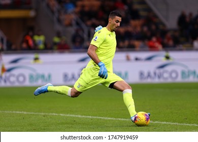 Milano, Italy. 03th November 2019. Italian Serie A. Ac Milan Vs Ss Lazio. Valon Berisha Of Ss Lazio In Action .