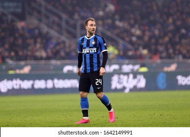 Milano, Italy. 09th February 2020. Italian Serie A. Fc Internazionale Vs Ac Milan. Christian Eriksen Of FC Internazionale .