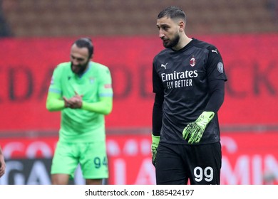 Milano, Italy. 23th December 2020. Gianluigi Donnarumma Of Ac Milan  During The Serie A Match Between Ac Milan And Ss Lazio.