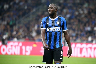 Milano, Italy. 25th September 2019. Italian Serie A. Fc Internazionale Vs Ss Lazio. Romelu Lukaku Of FC Internazionale.