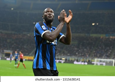 Milano, Italy. 25th September 2019. Italian Serie A. Fc Internazionale vs Ss Lazio. Romelu Lukaku of FC Internazionale.