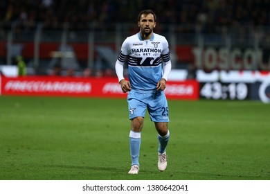 Milano, Italy - April 24,2019. Italian Tim Cup. Ac Milan Vs Ss Lazio.   Milan Badelj  Of SS Lazio .