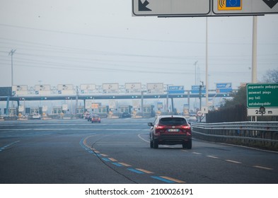 Milano , Italy - December 26th 2021 Few cars on A8 Milano Laghi motorway