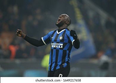 Milano, Italy, February 09 2020 romelu lukaku (inter) during FC Internazionale vs AC Milan italian Serie A soccer match