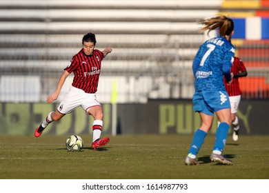 Milano, Italy, January 12 2020 Marta Carissimi (milan) During AC Milan Vs Empoli Ladies Italian Soccer Serie A Women Championship