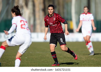 Milano, Italy, January 29 2020 Marta Carissimi (milan) During Milan Women Vs Pink Bari Italian Soccer Serie A Women Championship