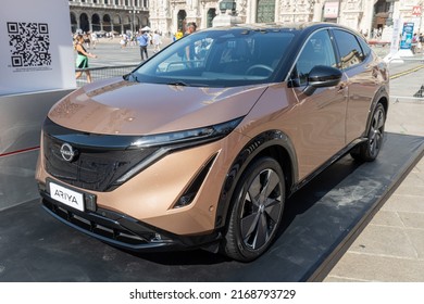 MILANO, ITALY, the Milan Monza Motor Show, from 16 th to 19 th June 2022  - Nissan Ariya