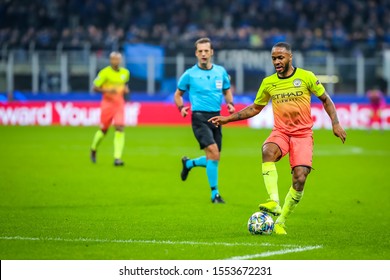 Milano, Italy, November 06 2019 Gabriel Jesus (manchester City) During Tournament Round, Group C, Atalanta Vs Manchester City Soccer Champions League Men Championship