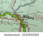 Mildura, map of New South Wales highlights its diverse landscapes, major cities, national parks, and coastal regions, showcasing the state