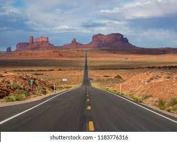 Mile Marker 13, Where Forrest Gump Stopped Running In Monument Valley, Navajo Nation, Utah