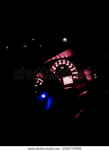 Mileage car in the\
dark