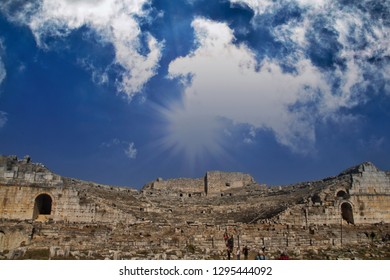 Miletos Ancient City, Didim, Turkey / November 4, 2018: Miletus Is An Ancient Port City Near The Mouth Of The Büyük Menderes River In The Aegean Region In The West Of Anatolia.