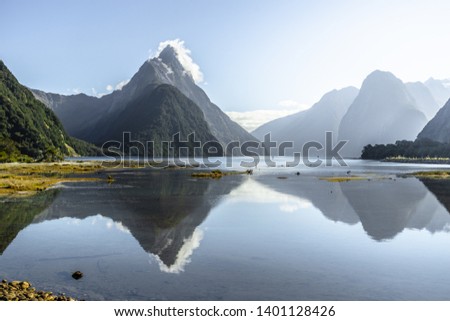 Similar – Mitre Peak Neuseeland