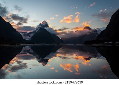 Milford Sound, New Zealand. Mitre Peak