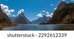 Milford Sound (Piopiotahi) fjord, Fiordland National Park in the south west of New Zealand