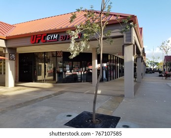 Mililani, Hawaii - April 23, 2017: Exterior Of UFC Gym BJ Penn In Mililani Area In Honolulu, Hawaii. The Gym Is Part Of A Chain Franchise