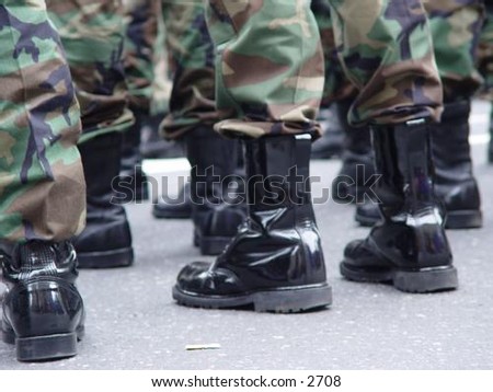 Similar – military army camouflage suit war fight boots