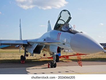 Military Aircraft On The Airfield					