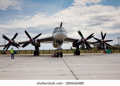 Military Aircraft In Service At The Airfield